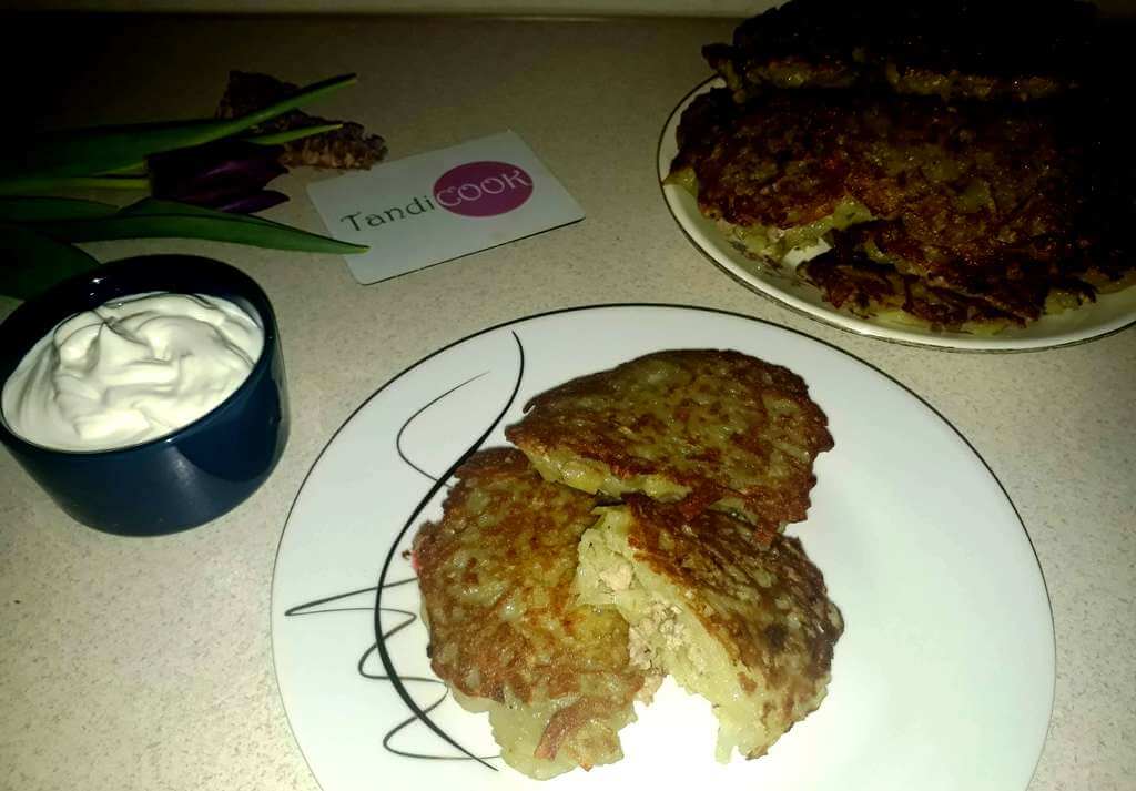 Деруни з м’ясом